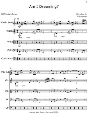 am i dreaming violin sheet music, or is this the sound of a parallel universe?